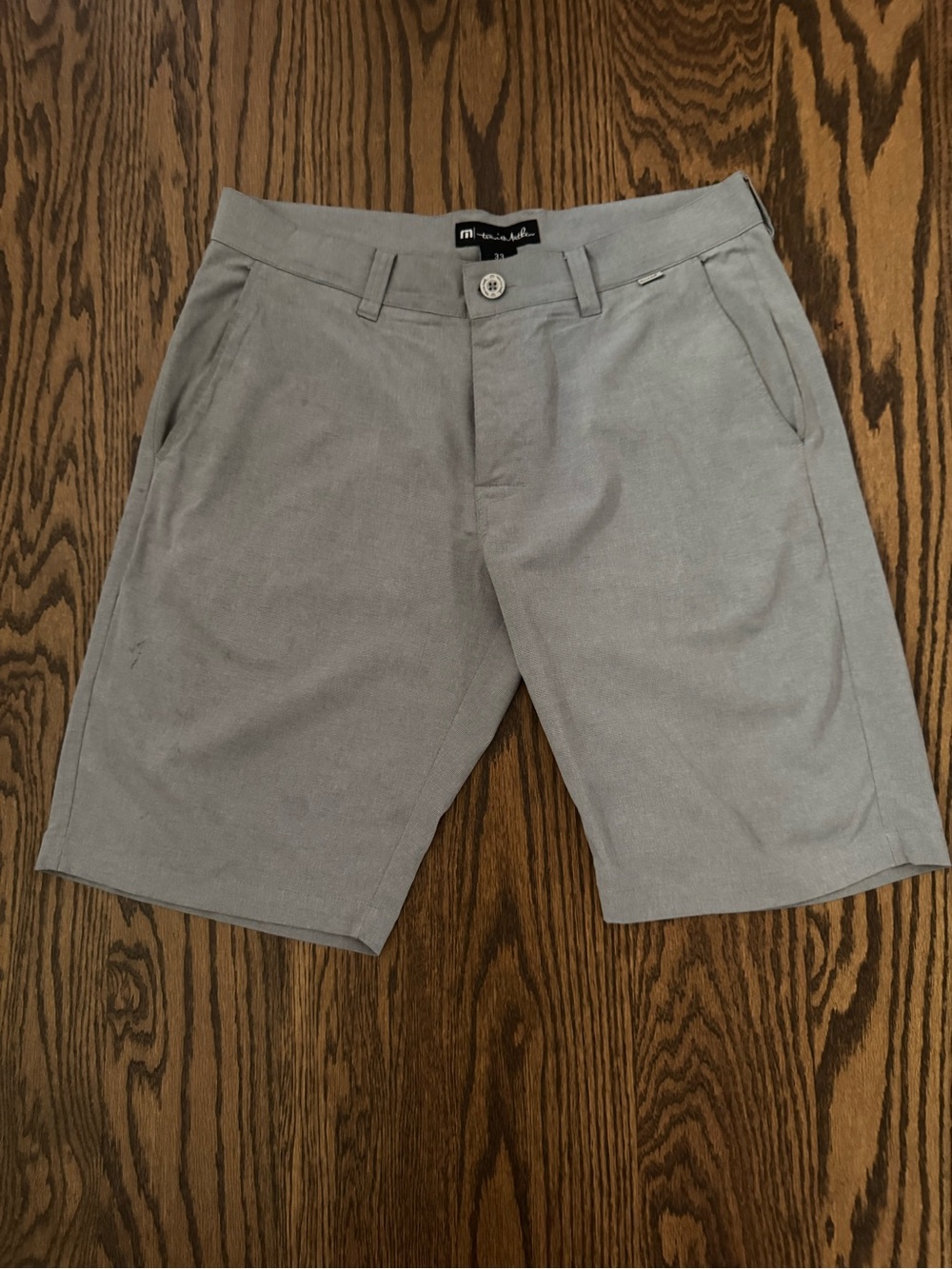 Travis Mathew Gray Flat Front Men's Shorts